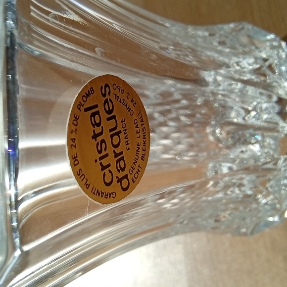 #AES Crystal small vase from France - Picture 5 of 5